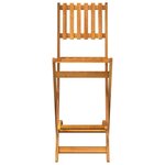 vidaXL Ensemble de bar d'extérieur 5 Pièces Bois d'acacia massif