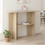 vidaXL Table console Chêne Sonoma 100 x 30 x 75 cm Bois d'ingénierie