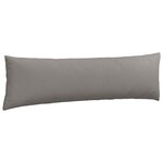 vidaXL Coussins de canapé 2 Pièces Taupe 145 x 40 cm tissu
