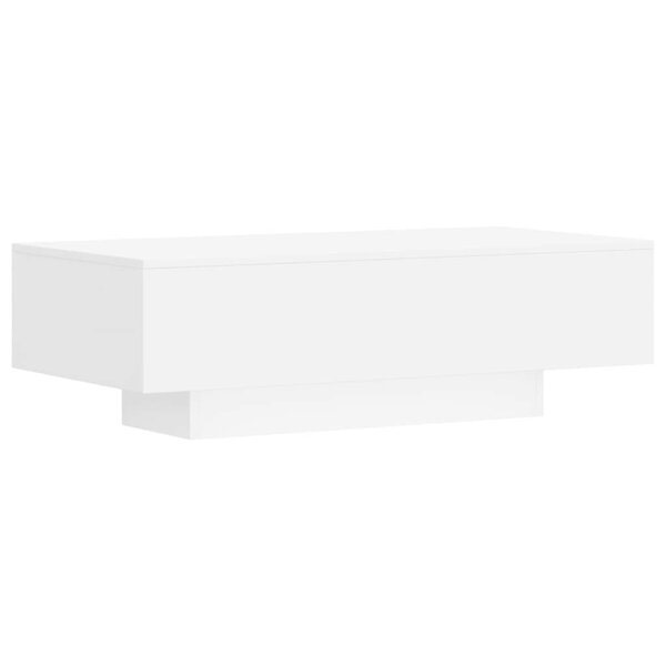 vidaXL Table basse blanc 100x49 5x31 cm bois d'ingénierie