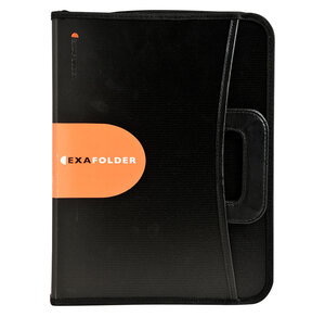 EXAFOLDER conférencier 4 anneaux 30mm Exactive Noir + bloc ligné A4 EXACOMPTA
