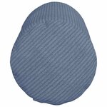 vidaXL Coussins d'accent 2 Pièces Bleu Ø 15 x 40 cm