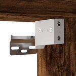 vidaXL Ensemble de meubles de salle de bain 2 Pièces Chêne fumé