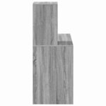 vidaXL Bureau Sonoma gris 102 x 50 x 124 cm Bois d'ingénierie
