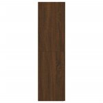 vidaXL Meuble TV mural Chêne marron 30 5x30x110 cm