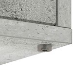 vidaXL Maison pour chat Béton 42 5 x 40 x 53 5 cm Bois d'ingénierie