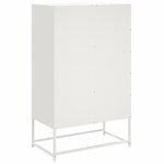 vidaXL Buffet haut blanc 68x39x111 5 cm acier