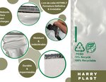 50 Enveloppes bulles opaques N°4 80 microns - 350x410mm