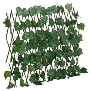 vidaXL Treillis de feuille de vigne artificiel extensible 190x60 cm