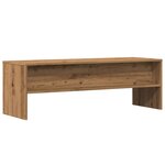 vidaXL Meuble TV chêne artisanal 120x40x40 cm bois d'ingénierie