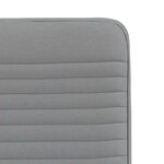 vidaXL Chaises à manger lot de 2 gris clair tissu