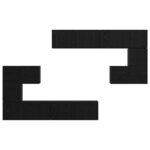 vidaXL Ensemble meuble TV Montage mural 8 Pièces Chêne noir