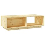 vidaXL Table basse 110x50x33 5 cm bois de sapin massif