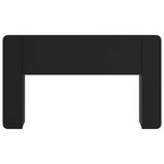 vidaXL Cabinet de Tête de Lit avec stockage Noir 135 x 18 5 x 80 cm