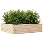 vidaXL Jardinière 90x90x23 cm bois de pin massif