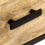 vidaXL Buffet 110x33x64 cm Bois de manguier massif