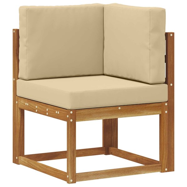 vidaXL Ensemble de canapés d'extérieur 8 pc Naturel et Beige