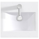 vidaXL Meuble de salle de bain avec évier Blanc 42 x 40 x 84 5 cm