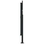 vidaXL Auvent latéral rétractable noir 100x1000 cm