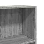 vidaXL Bibliothèque sonoma gris 60x24x109 cm bois d'ingénierie