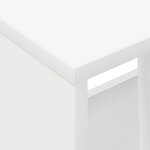 vidaXL Étagère à magazines Blanc 102 x 30 x 45 cm