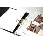 Classeur à levier plastique Standard A4 Dos 75 mm Bleu clair ESSELTE