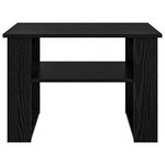 vidaXL Table basse Chêne noir 64 x 54 x 44 cm Bois d'ingénierie
