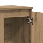 vidaXL Buffet chêne artisanal 102x35x70 cm bois d'ingénierie