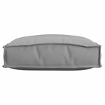 vidaXL Coussin 4 Pièces Gris 40 x 40 x 8 cm Tissu Oxford