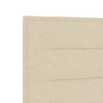 vidaXL Tête de lit crème 90 cm en tissu