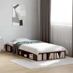vidaXL Cadre de lit sans matelas chêne marron 90x190 cm
