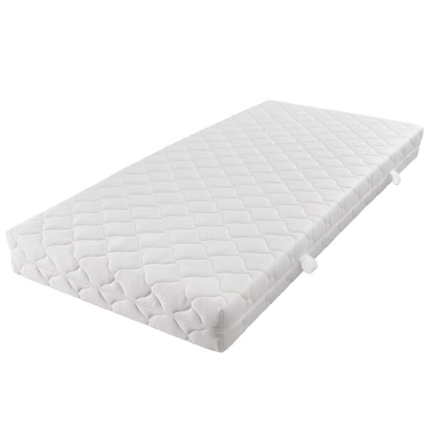 vidaXL Matelas avec housse lavable 200 x 120 x 17 cm H3