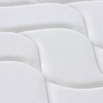 vidaXL Matelas à ressorts ensachés dureté moyenne 160x200 cm