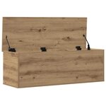 vidaXL Boîte de Rangement chêne artisanal 102 x 35 x 35 cm