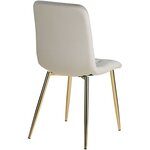 Lot 4 chaises oeuf - crème