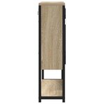 vidaXL Miroir de salle de bain Beige 60 x 16 x 60 cm Bois d'ingénierie