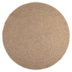 vidaXL Tapis 160 cm aspect jute intérieur et extérieur