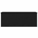 vidaXL Boîte de Rangement Chêne noir 90 x 35 x 35 cm Bois d'ingénierie