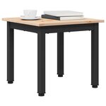 vidaXL Table basse Naturel 40 x 40 x 36 cm Bois de pin massif