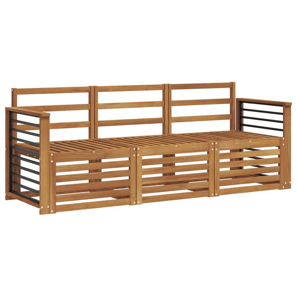 vidaXL Ensembles de canapés 3 pc Bois d'Acacia Massif