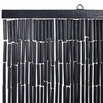 VidaXL Rideau anti-insectes gris foncé 100x200 cm bambou