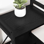 vidaXL Bibliothèque Chêne noir 40 x 30 x 48.5 cm Bois d'ingénierie