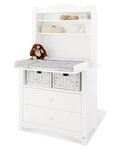 Commode a langer  Florentina Large avec fixation pour tablette Large L 103 x P 23 x H 87