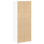 vidaXL Bibliothèque blanc 40x24x102 cm bois d'ingénierie