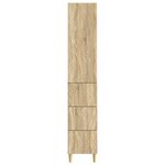 vidaXL Ensemble de Meubles 2 Pièces Chêne Sonoma 33 x 34 5 x 90 cm
