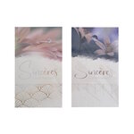 Carte De Voeux -  Sincères Condoléances - Fleurs Visuel Aléatoire*