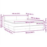 vidaXL Sommier à lattes de lit et matelas vert foncé 180x220cm velours