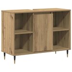 vidaXL Cabinet de salle de bain chêne artisanal 80 x 33 x 60 cm