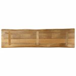 vidaXL Dessus de table bord vivant 160x40x3 8 cm bois de manguier brut