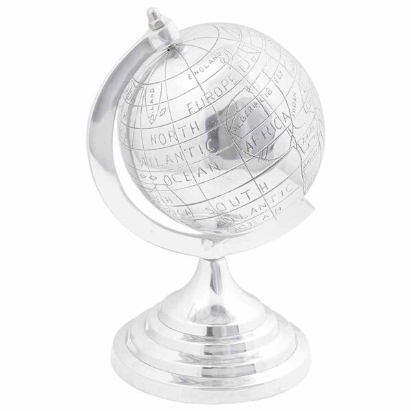 vidaXL Sculpture Argent Aluminium